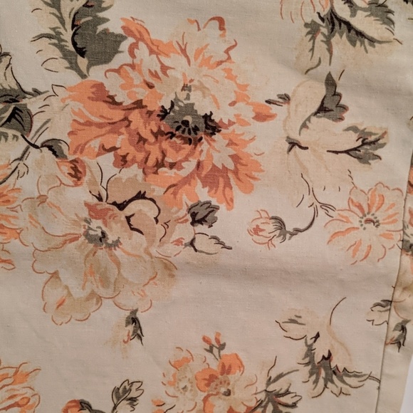 Linen Ankle Pants Demin & Co Small Linen Floral - Picture 3 of 7